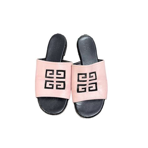 givenchy 4g logo slides|givenchy sandals size 35.